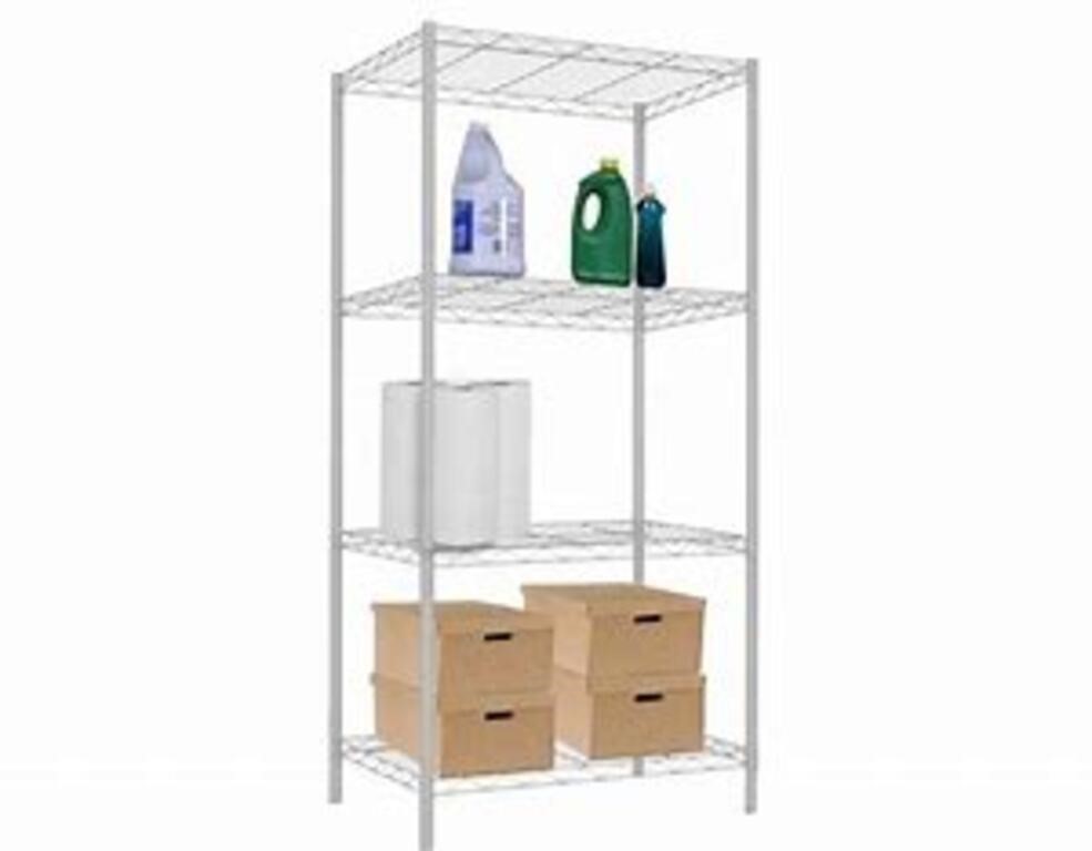 4 Layer Shelving Wire rack White HB-C04H Note