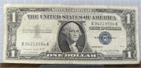 Silver 1957 $1 bank note
