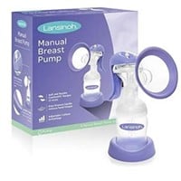 New Lansinoh Manual Breast Pump, Hand Pump for