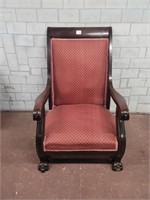 Antique chair with nice wide seat
