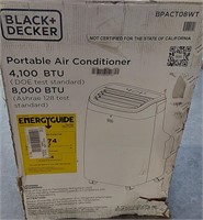Black & Decker 4100btu Portable Air Conditioner
