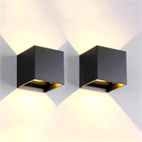 2 Pack Outdoor Wall Lights Exterior/Interior LED