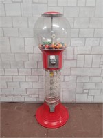 Tall vintage gum ball machine