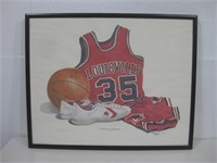 Signed Louisville Cardinals Print See Info