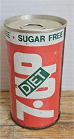 Vintage Diet 7 Up Sugar Free Soda Can