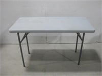 23.5"x 4'x 29" Plastic Foldable Table See Info