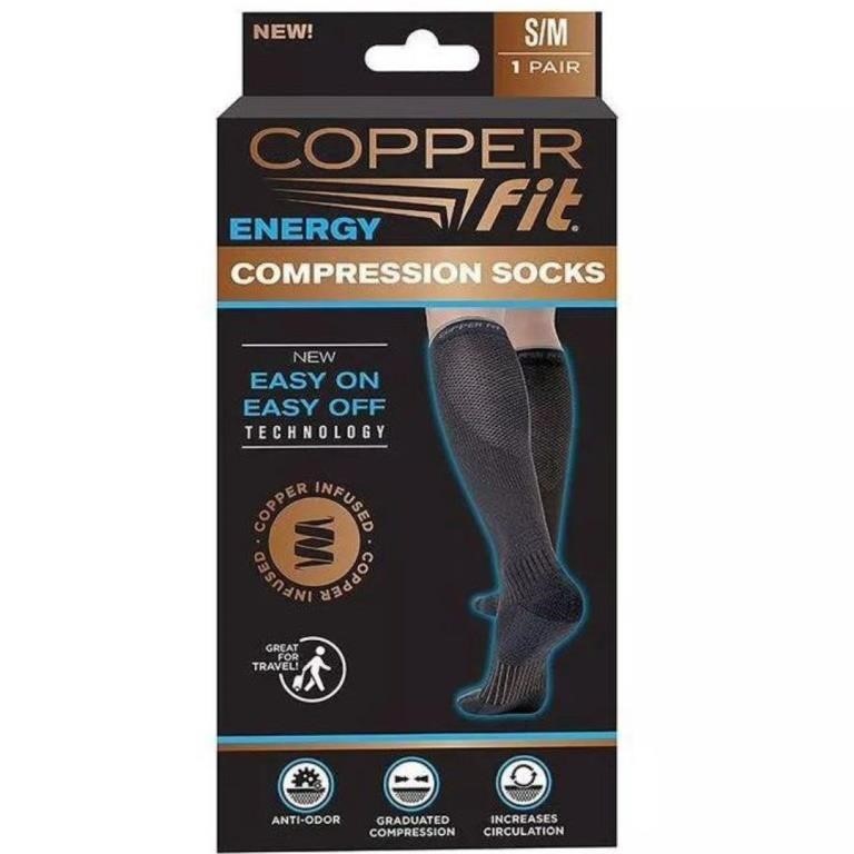 New Copper Fit Compression Socks - S/M