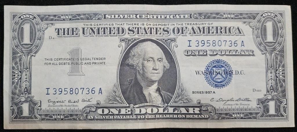 1957-A $1 Silver Certificate - Nice!