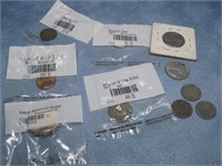 Assorted Denomination Coins Pictured