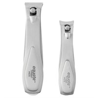 New  Men Stainless Steel Nail Clippers Twin Pack