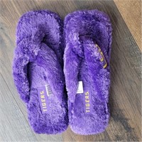 New, Never Worn, Size 9 LSU Slippers