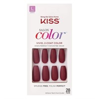 New Kiss salon color perfection, rain drop Nails