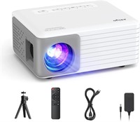 $76 Mini Projector with Projector Stand, 1080P