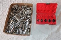 Misc. 3/8" & 1/4" Sockets & Craftsman Easy Outs