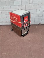 Vintage coca-cola fountain pop machine