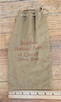 Vintage Broadway National Bank Quincy Illinois Bag