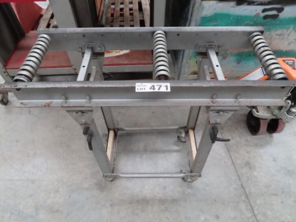 Portable Adjustable Height Roller Feed Stand