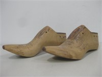Vtg Wood Shoe Molds Sz 8.5