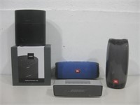 Four Portable Speakers Untested