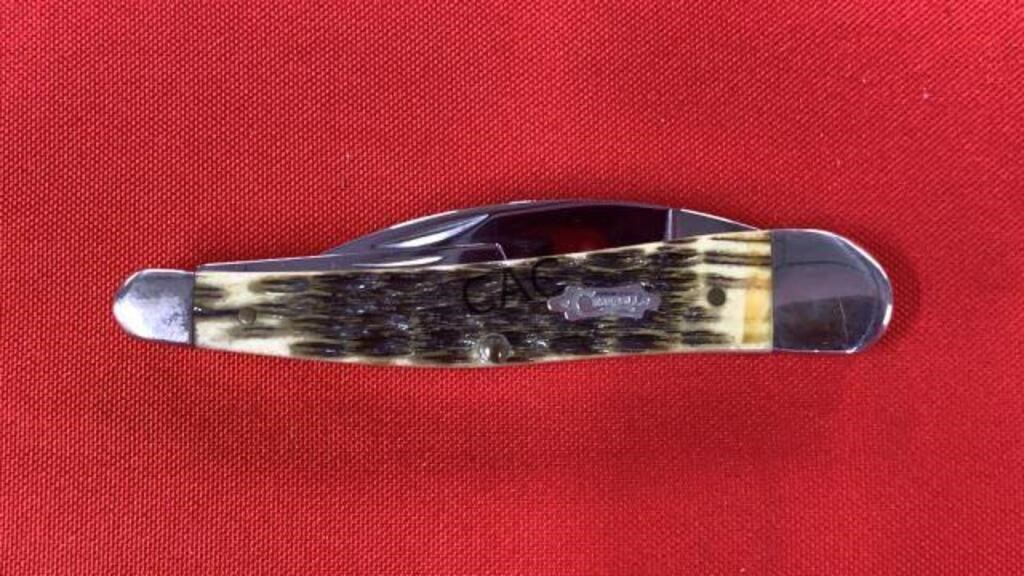 Crandall 6355WH Olive Green Seahorse Whittler