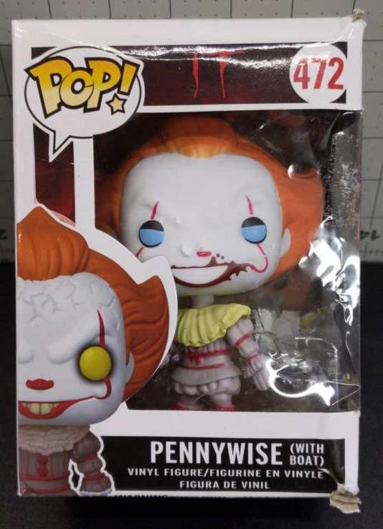 POP! Pennywise vinyl figure with boat
New in box