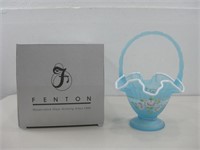NIB Fenton Glass TSV Basket See Info