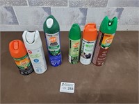 Mix lot of Masquito sprays most are full