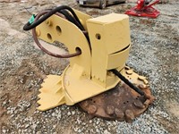 Excavator Hot Saw Attachment