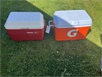 LOT OF 2 UNUSED COOLERS.