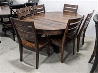 Maple Dining Table With 6 Chairs In Asbury