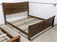 Hickory King Panel Bed In Turkish Coffee