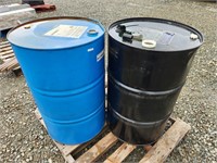 (2) 55 Gallon Hydraulic Oil Drums