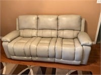 NICE leather double recliner cough- 7 ft