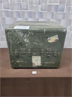 Old Nasa/US military metal trunk case