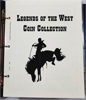 Legands of The Wild West; 94-colored Kennedy Halfs