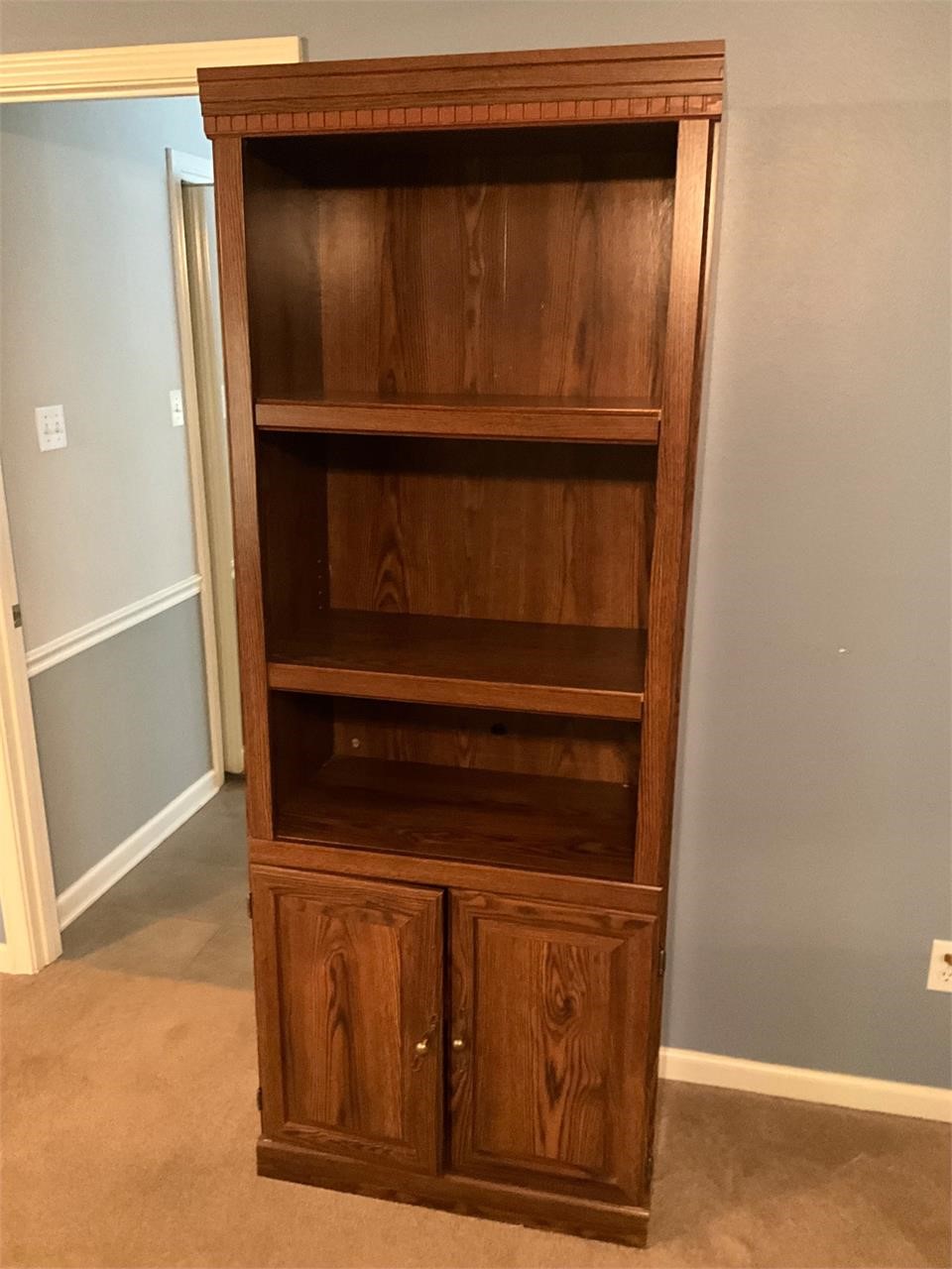 Wooden Bookcase- sizes in pics
