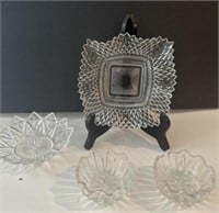 Glass Trinket Candy Dishes
