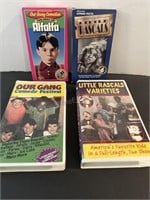 VHS MOVIES THE LITTLE RASCALS, ALFALFA, OUR GANG,