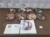 Noman Rockwell and Laura Berry wall plates