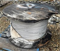 Large Roll of Steel Cable