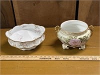 Two very nice large serving bowls porcelain