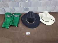 Kids cow boy hats and CFL kids sweater