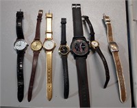 7 watches vintage and newer mix