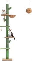 Cactus Cat Tree Tower w/ Toys