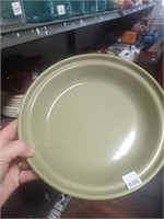 Green Longaberger Pie Plate