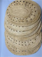 8 - Woven Straw Placemats