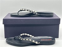 Ladies Prada Sandals, Size 8 w/ Prada Box