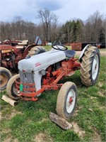 FORD 8N GAS TRACTOR RUNS- DROVE IN LINE , 3PT. ,