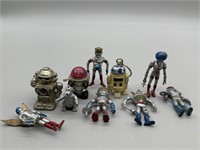 VIntage Space Action Figures, as pictured
