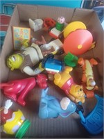 Box Lot of Various Fisher Price Figures, Winnie